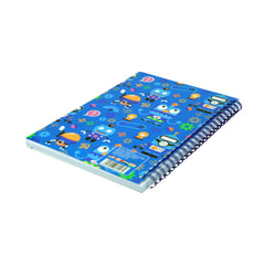 Smily A5 Lined Notebook Blue