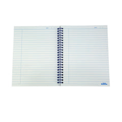 Smily A5 Lined Notebook Blue