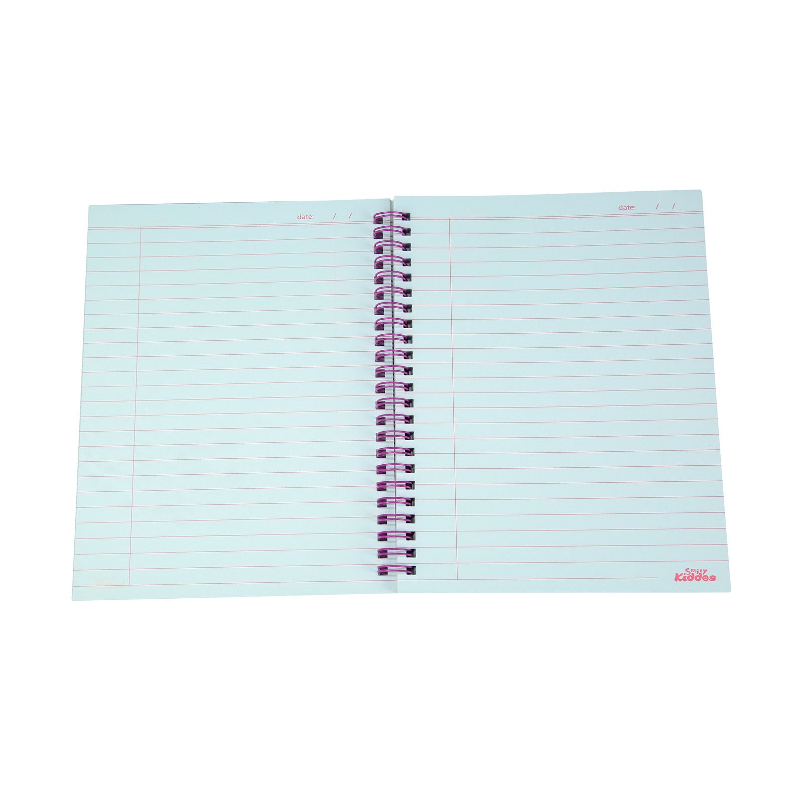 Smily A5 Lined Notebook Pink