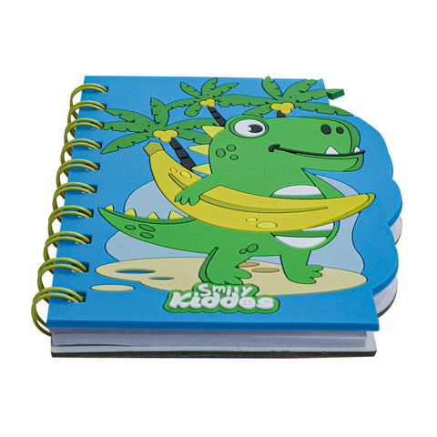 Image of Smily kiddos Spiral Notebook Beach Dino - Blue