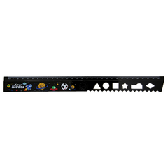 Smily Kiddos Fold Up Ruler Black