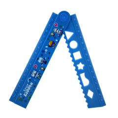 Smily Kiddos Fold Up Ruler Blue