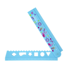 Smily Kiddos Fold Up Ruler Light Blue