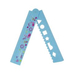 Smily Kiddos Fold Up Ruler Light Blue