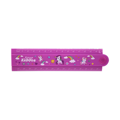 Smily Kiddos Fold Up Ruler Purple