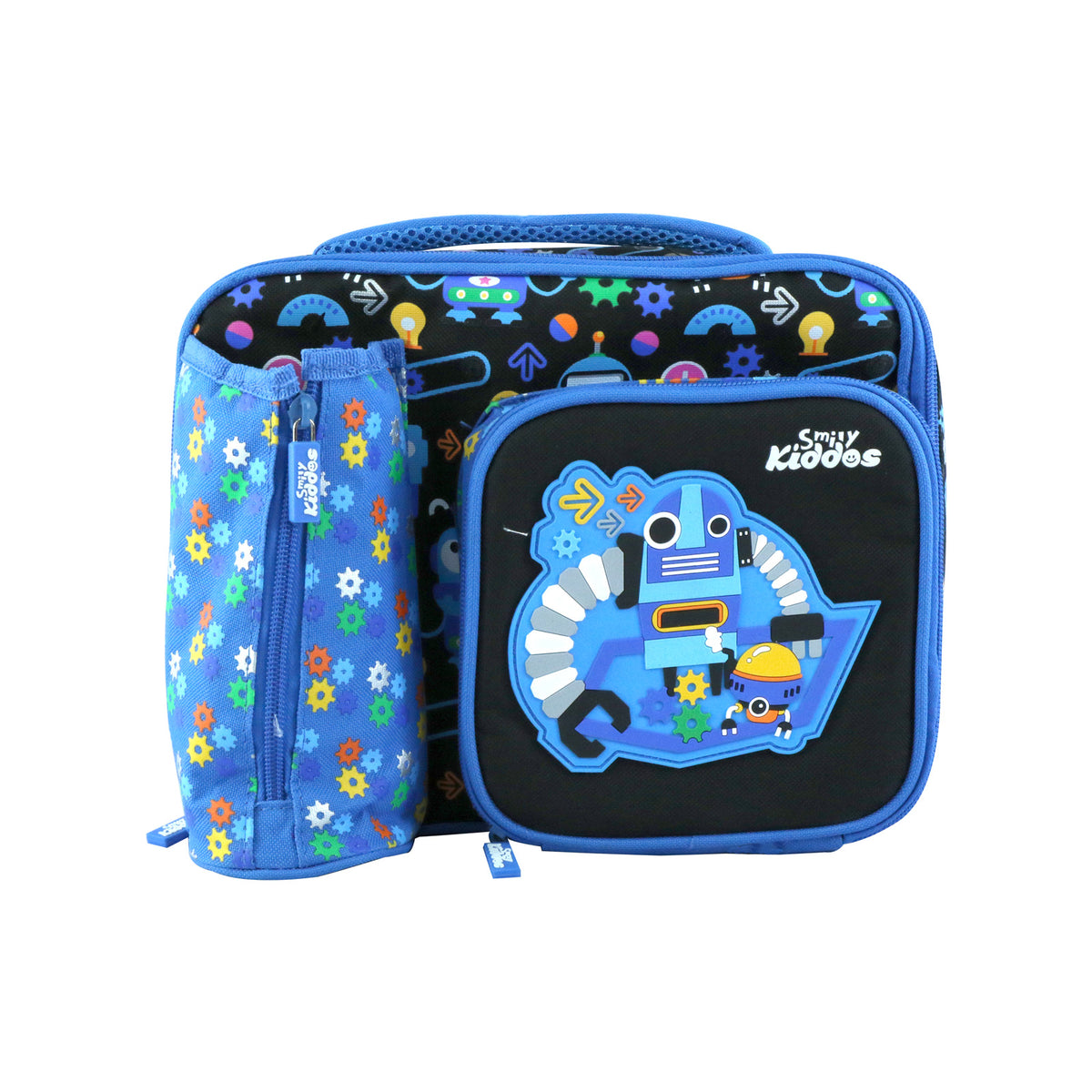 Smily Kiddos Multi Compartment Lunch Bag Blue