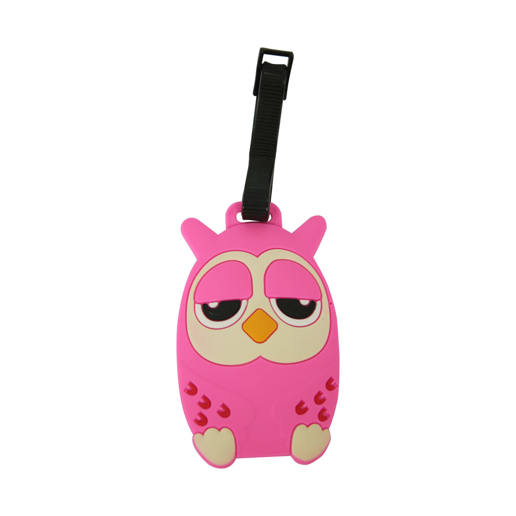 Owl luggage tag cheap