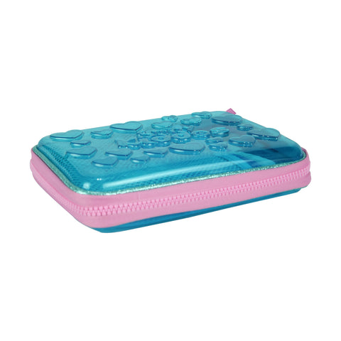 Image of Smily Pvc Pencil Case Light Blue