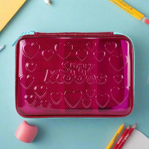 Image of Smily PVC Pencil Case Pink