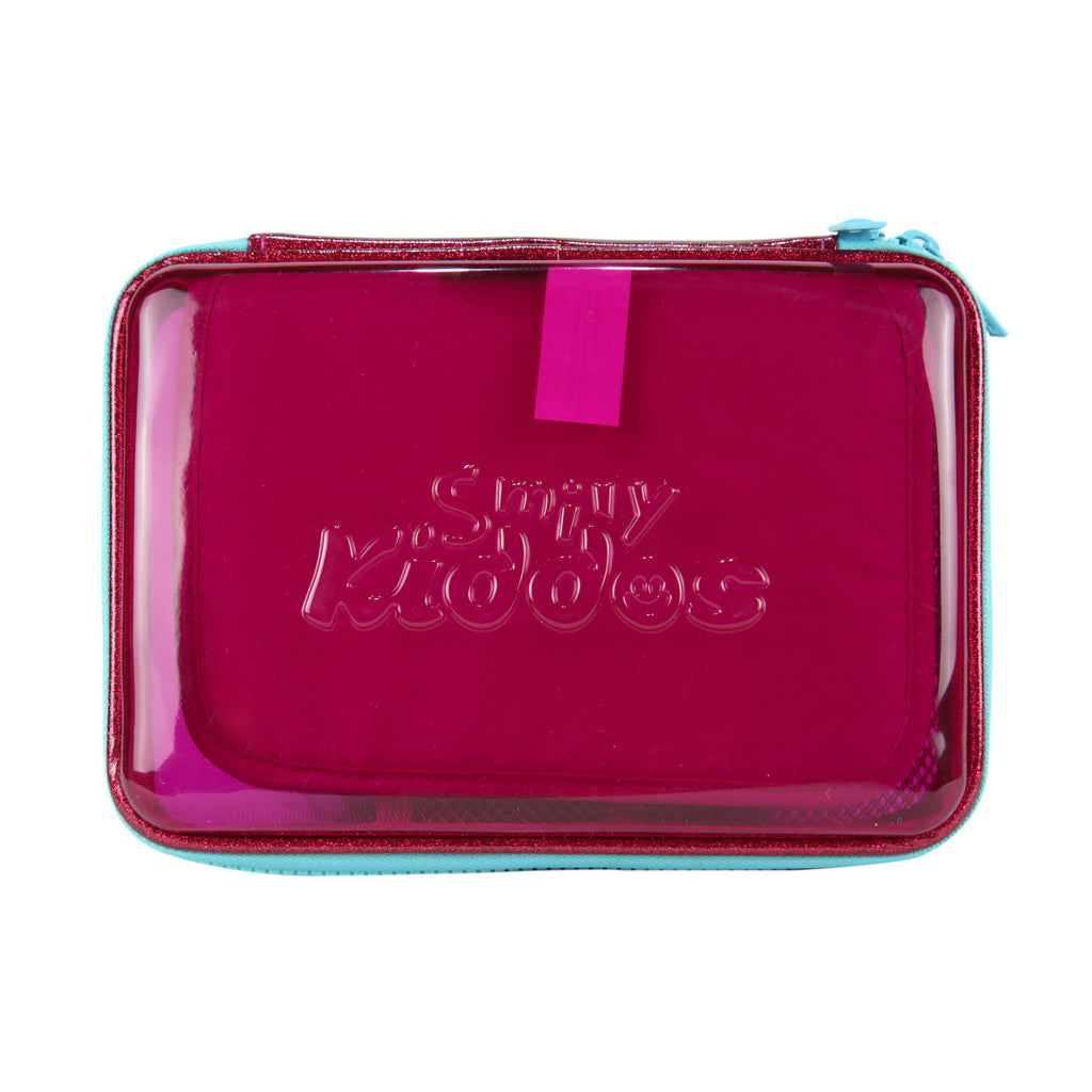 Smily PVC Pencil Case Pink
