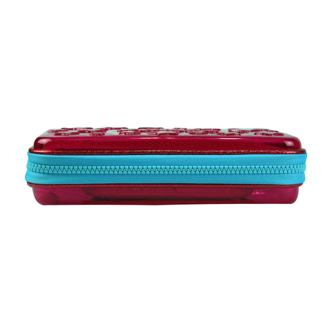 Image of Smily PVC Small Pencil Case Pink