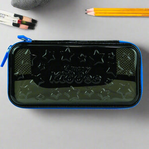 Smily PVC Small Pencil Case Black