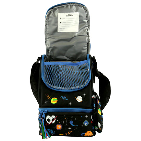 Image of Smily Strap Lunch Bag Black