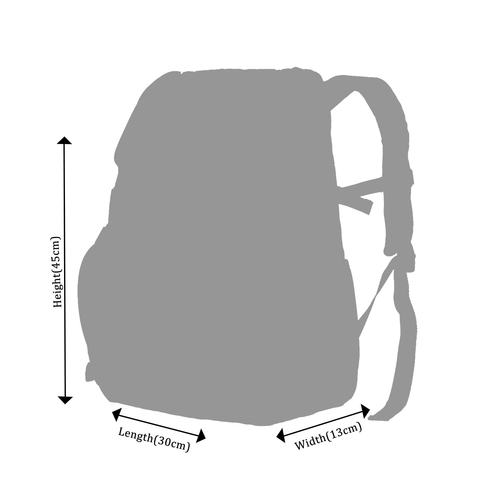 U Shape Backpack - Blue
