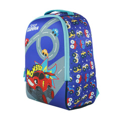 Smily kiddos Junior backpack - Monster Car blue