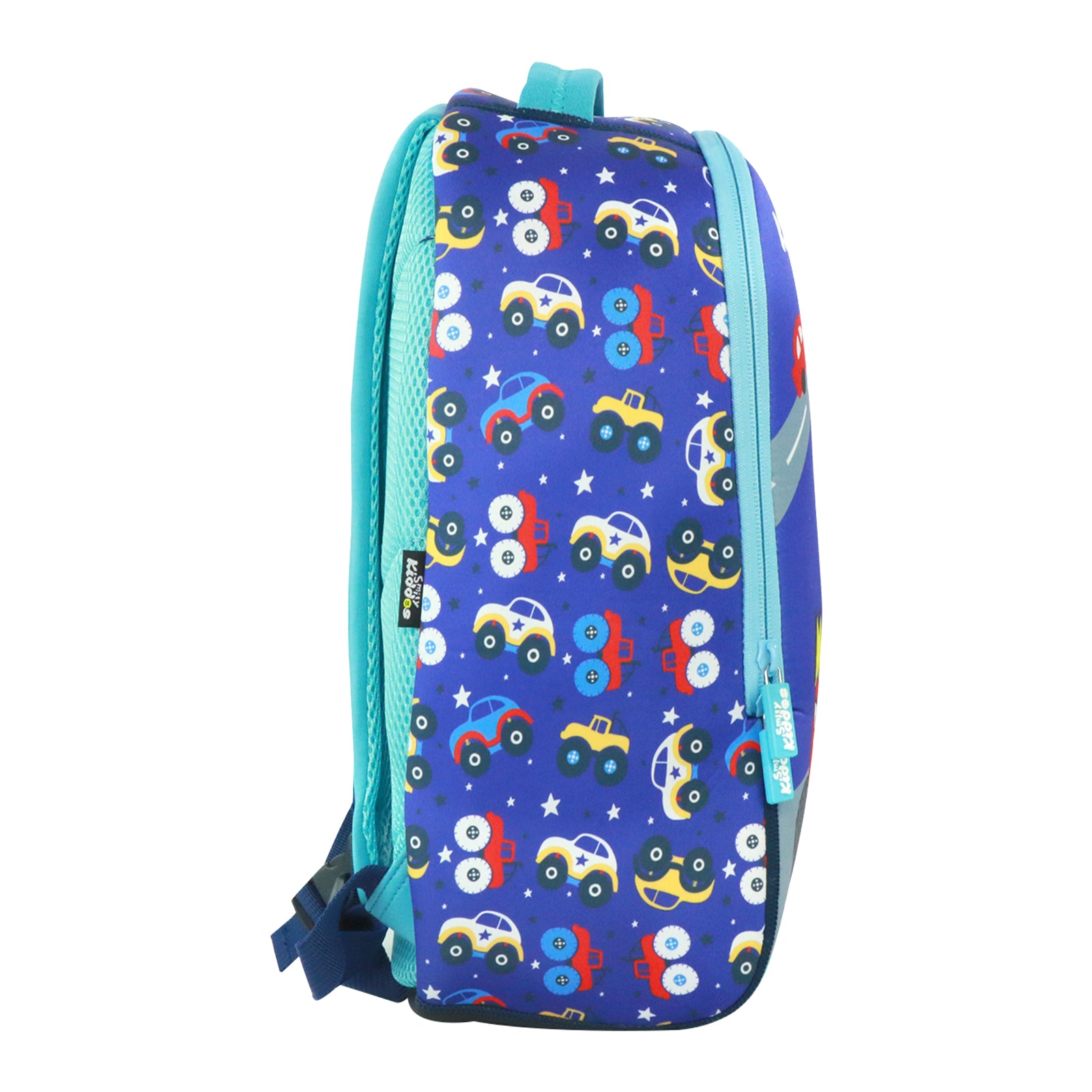 Smily kiddos Junior backpack - Monster Car blue