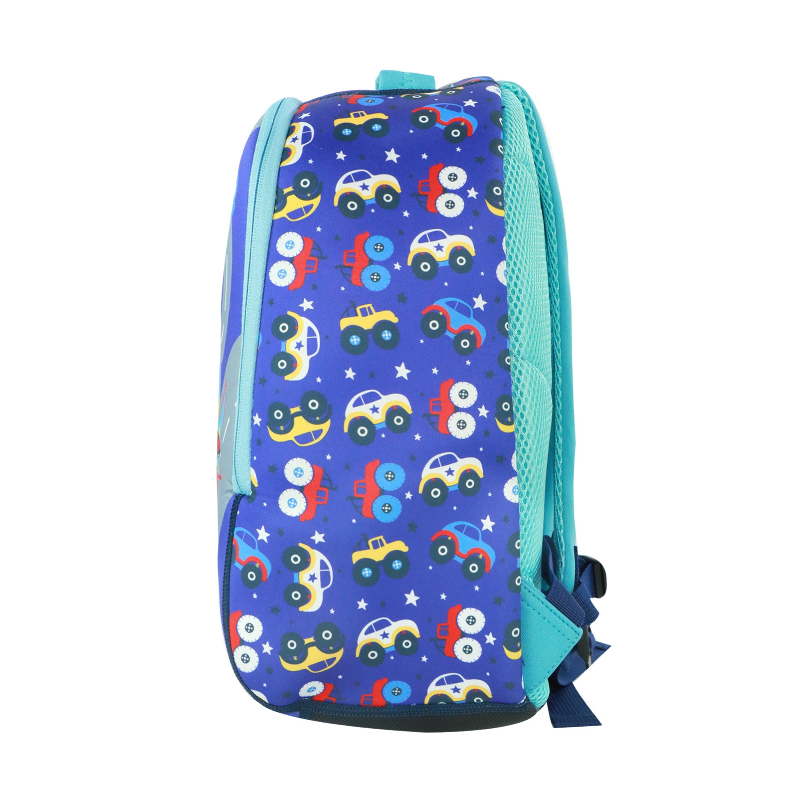 Smily kiddos Junior backpack - Monster Car blue