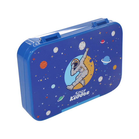 Image of Smily Kiddos Bento lunch box-Space Theme Blue