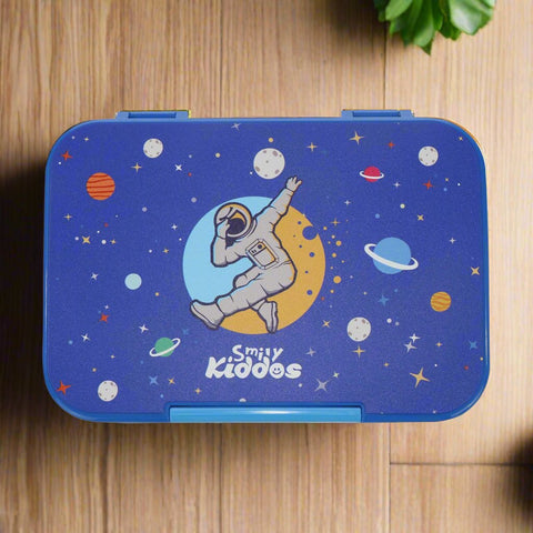 Image of Smily Kiddos Bento lunch box-Space Theme Blue