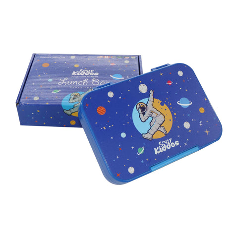 Image of Smily Kiddos Bento lunch box-Space Theme Blue