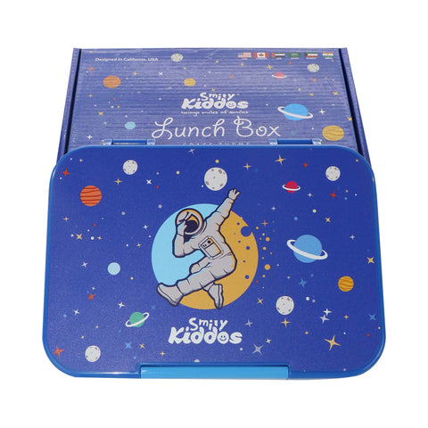 Image of Smily Kiddos Bento lunch box-Space Theme Blue