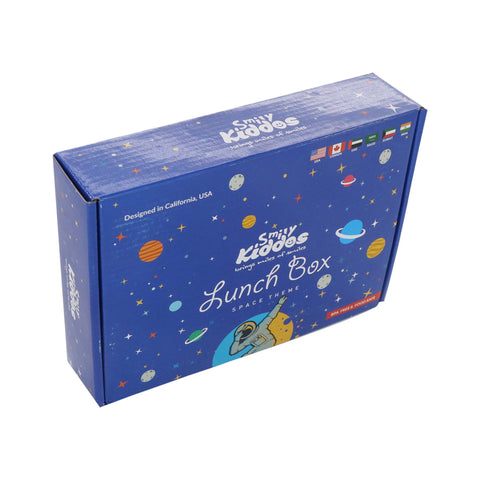 Image of Smily Kiddos Bento lunch box-Space Theme Blue