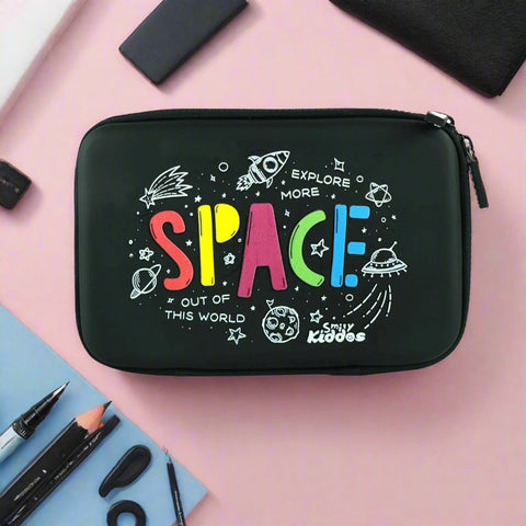 Image of Smily kiddos Single Compartment Space Theme - Black