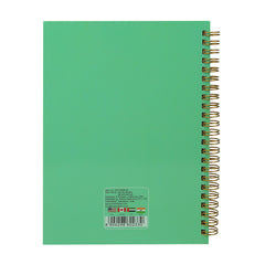 Twinkle Metallic Spiral Notebook Light Blue