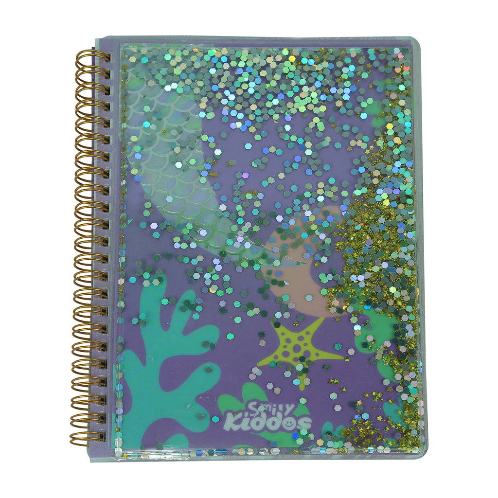 Twinkle Metallic Spiral Notebook Purple