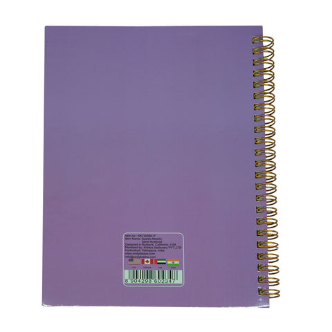 Image of Twinkle Metallic Spiral Notebook Purple