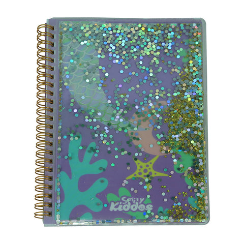 Twinkle Metallic Spiral Notebook Purple