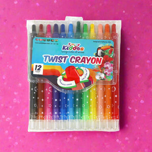 Smily Twist Crayons - Pack of 12