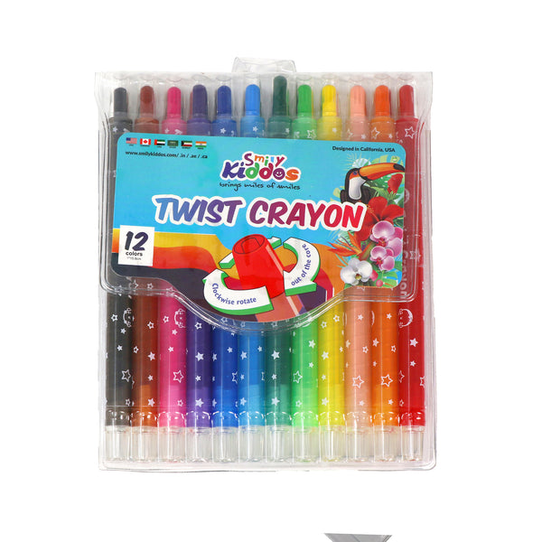 Smily Twist Crayons - Pack of 12 – Smily Kiddos