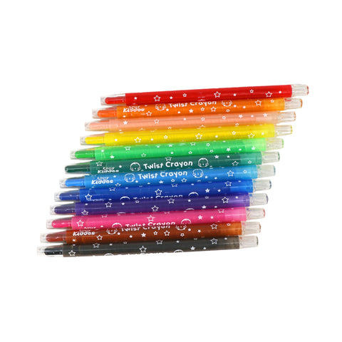 Image of Smily Twist Crayons - Pack of 12