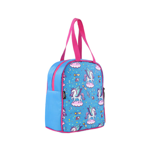 Image of Smily kiddos joy lunch bag-Unicorn Blue
