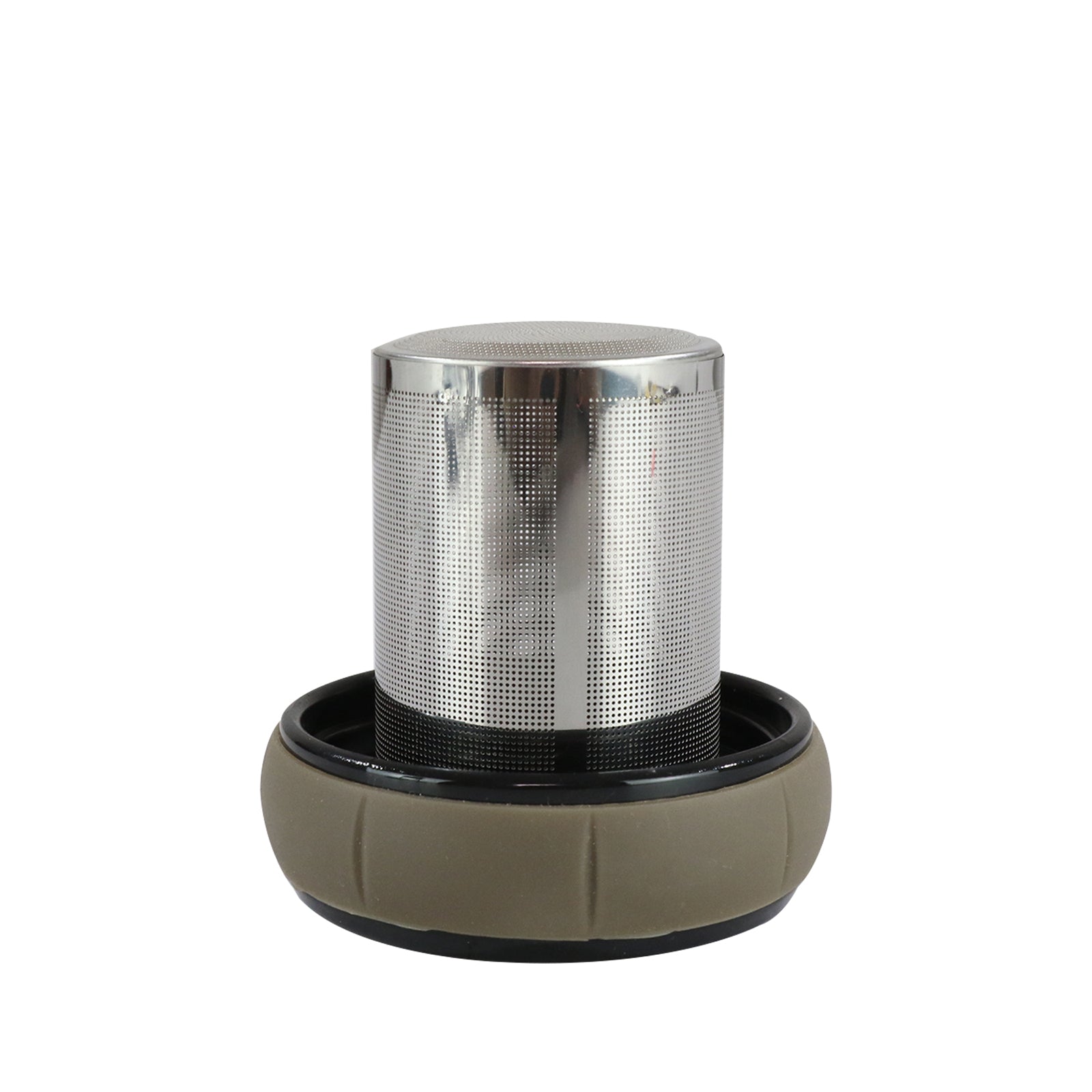Smily Kiddos Glass bottles with Removable Stainless Steel Infuser Brown