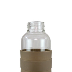 Smily Kiddos Glass bottles with Removable Stainless Steel Infuser Brown