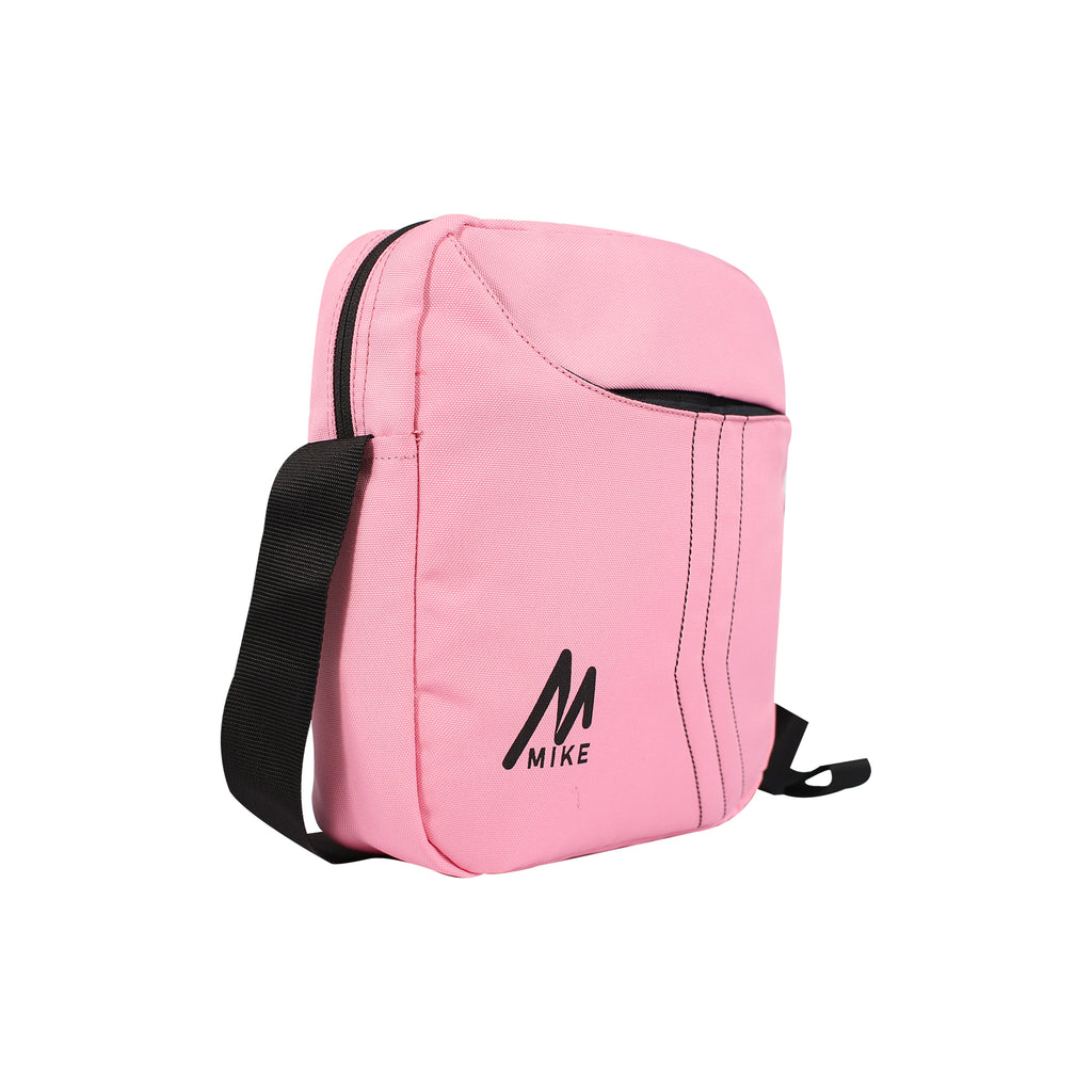 Mike Solid Messenger Bag - Light Pink