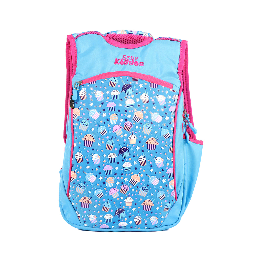 Smily CupCake theme combo-backpack, sling bag, messenger bag, lunch bag and pouch