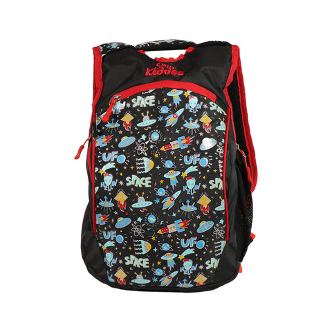 Image of Smily Space theme combo-backpack, sling bag, messenger bag, lunch bag and pouch