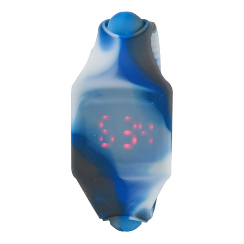 Image of Smily Kiddos Fancy Digital watch-white blue