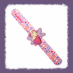 Smily Kiddos Fancy Slap band Fairy Theme Pink