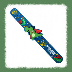 Smily Kiddos Fancy Slap band Dino Theme Blue