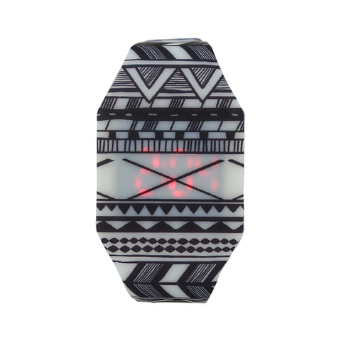 Image of Smily Kiddos Fancy Digital watch- white black