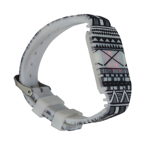 Image of Smily Kiddos Fancy Digital watch- white black