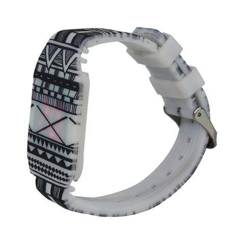 Image of Smily Kiddos Fancy Digital watch- white black