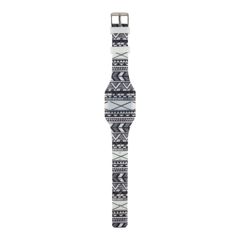 Image of Smily Kiddos Fancy Digital watch- white black