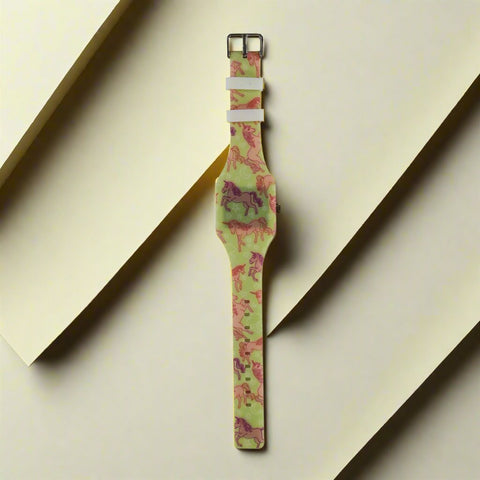 Image of Smily Kiddos Fancy Digital watch- yellow Unicorn