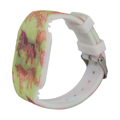 Image of Smily Kiddos Fancy Digital watch- yellow Unicorn