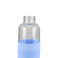 Smily Kiddos Glass bottles with Removable Stainless Steel Infuser BLUE